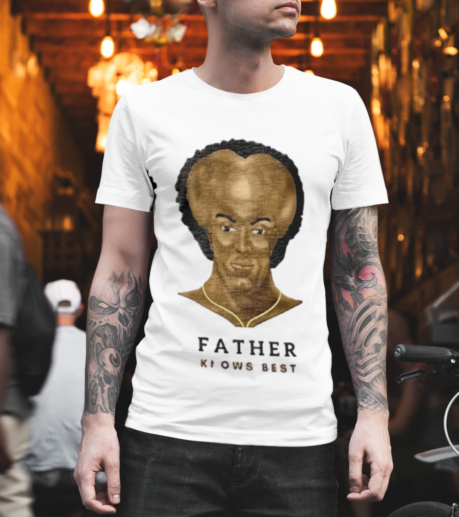 Father Knows Best Yakub Large Heart Shaped Brain T-Shirt