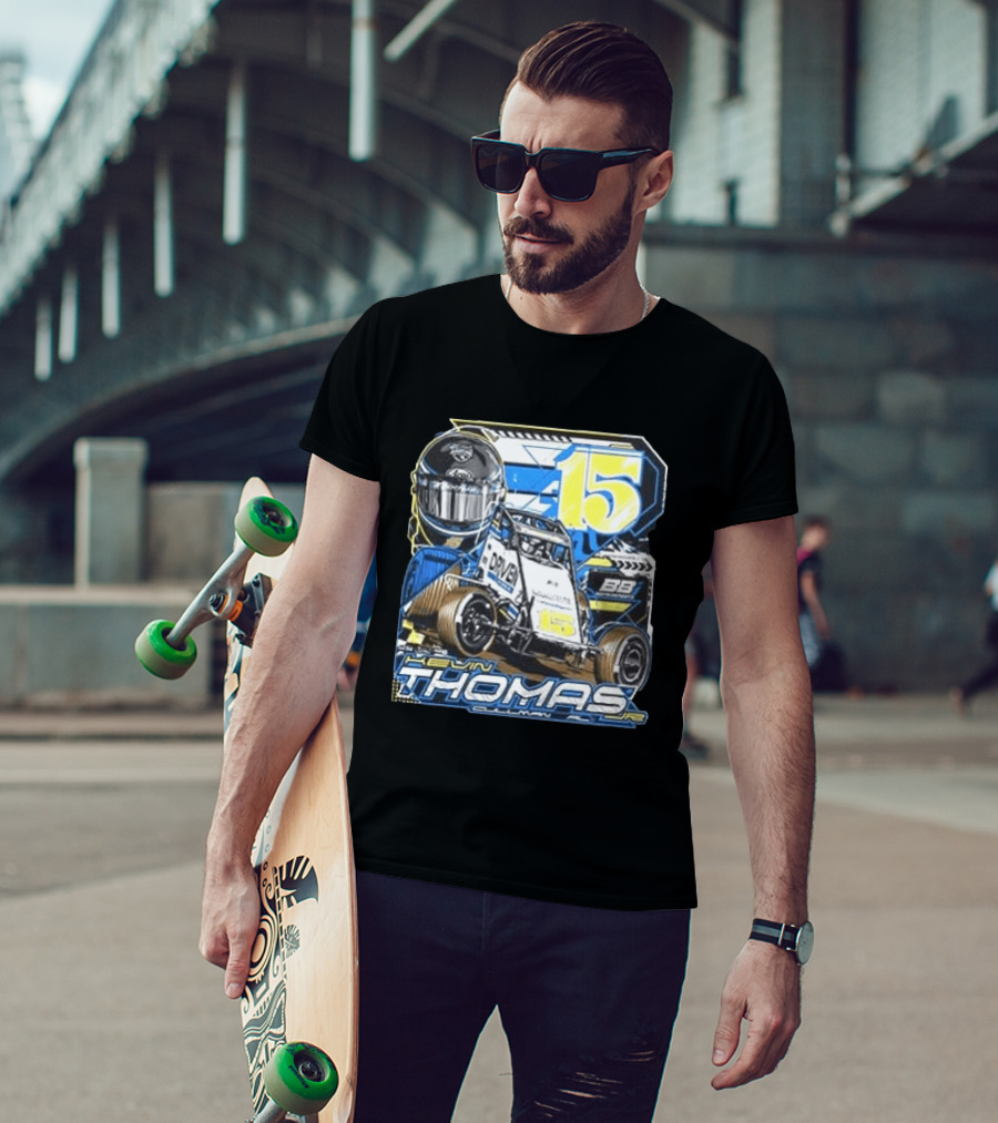 Kevin Thomas Cullman 15 Car Racing BB Performance T-Shirt