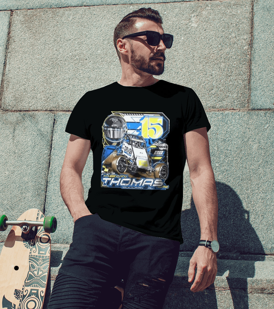 Kevin Thomas Cullman 15 Car Racing BB Performance T-Shirt