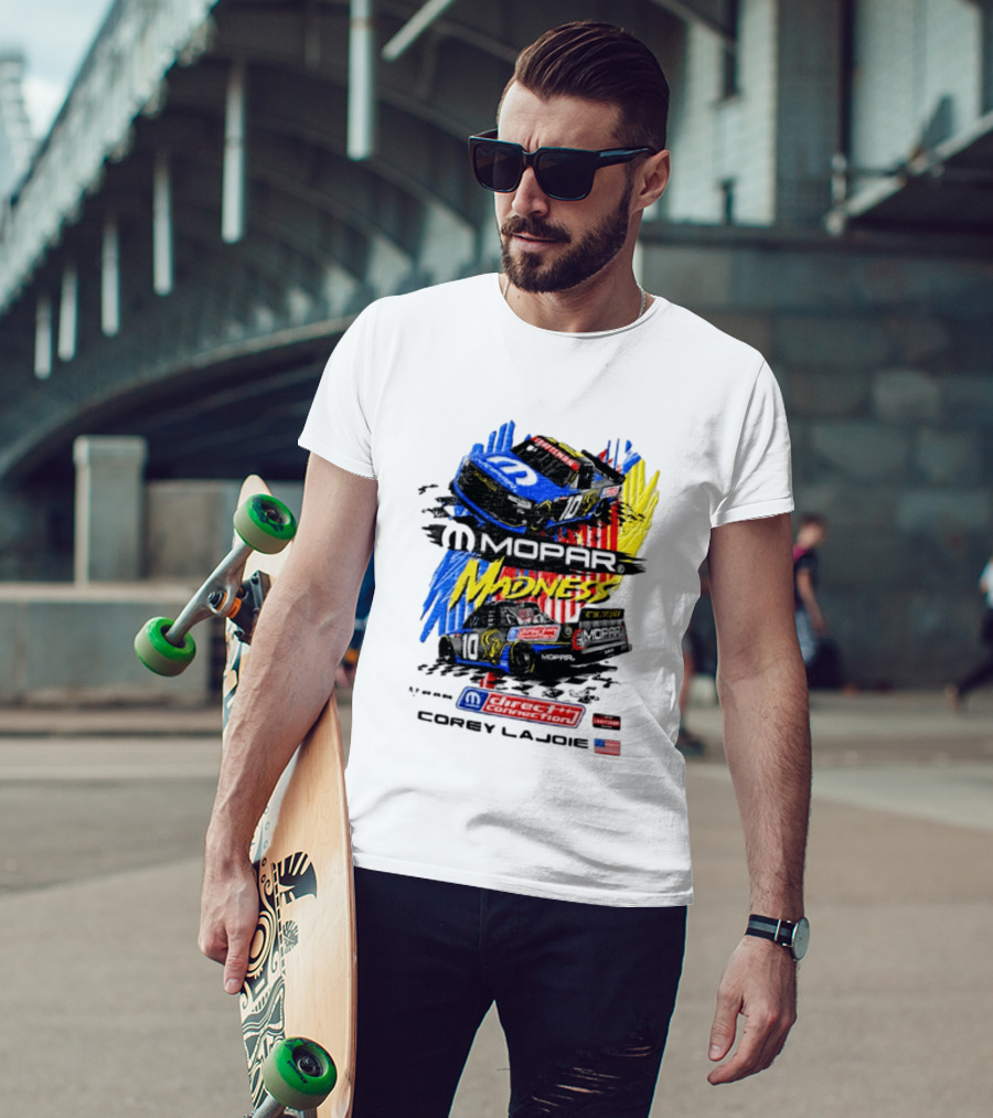 Kaulig Racing Corey LaJoie Mopar Madness 10 Direct Connection NASCAR 2023 T-Shirt