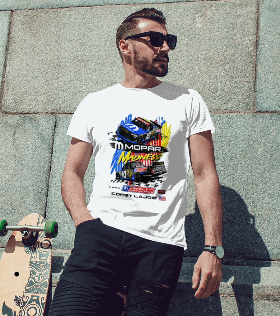 Kaulig Racing Corey LaJoie Mopar Madness 10 Direct Connection NASCAR 2023 T-Shirt
