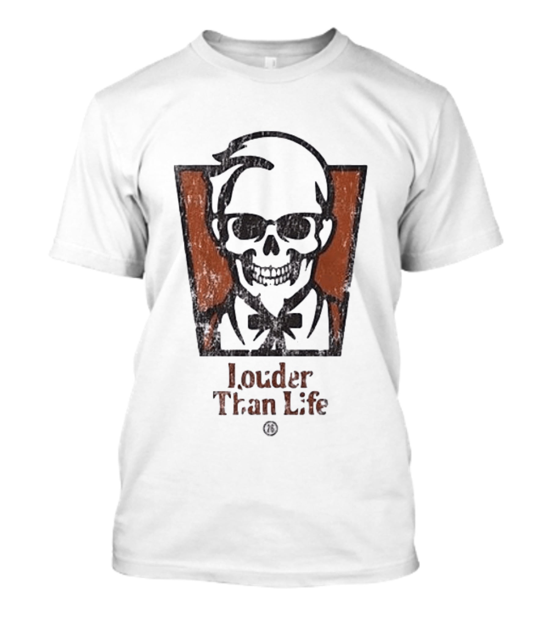Louder Than Life Skull Colonel KFC T-Shirt