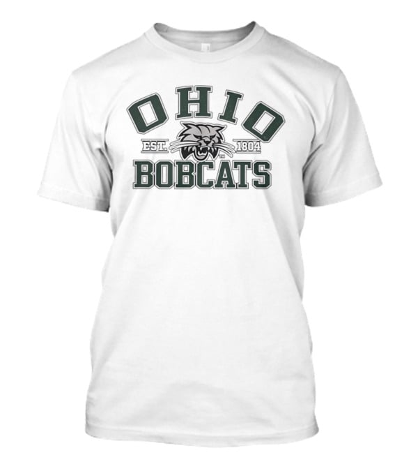 Ohio Bobcats Est 1804 NCAA Distressed T-Shirt