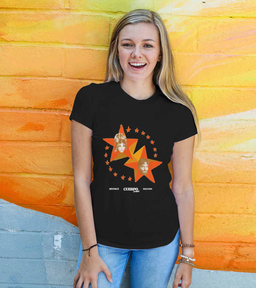 Beyoncé Maluma Cuerpo Tumbao Latin Pop Starry T-Shirt