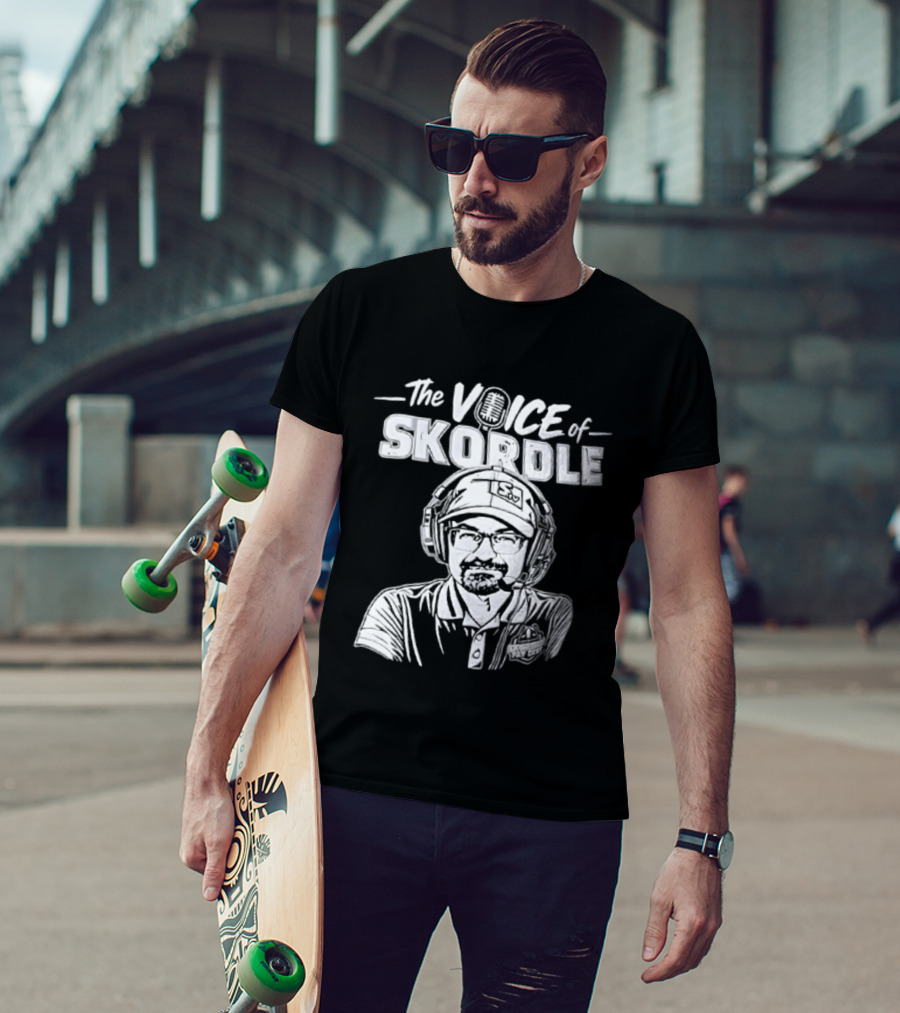 The Voice Of Skordle Podcast Broadcaster Sports Commentator T-Shirt