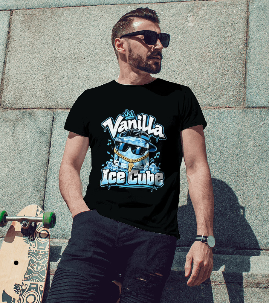 Vanilla Ice Cube Hip Hop Music Rap Cool Ice T-Shirt