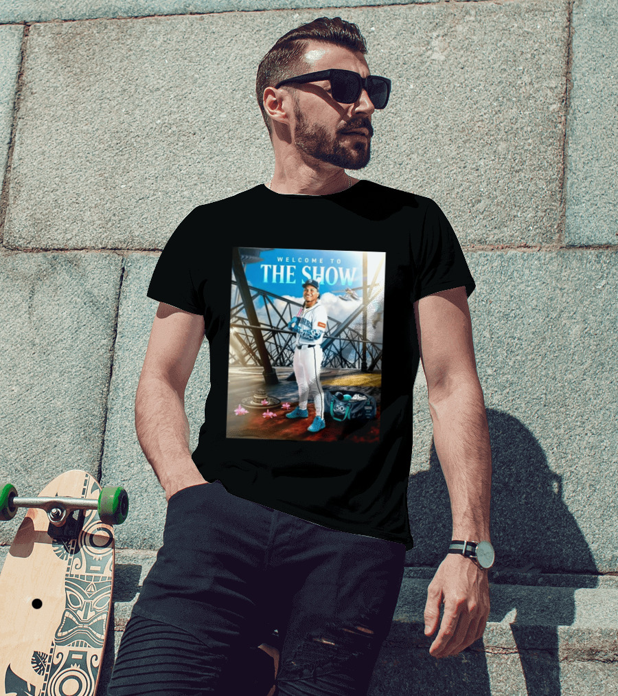 Welcome To The Show Michael Arroyo Mariners 50th Anniversary Baseball T-Shirt