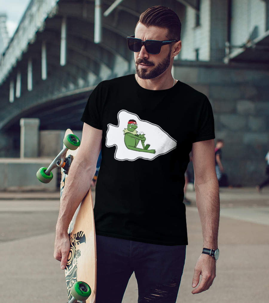 Patrick Mahomes Kansas City Chiefs Crying Kermit Meme T-Shirt