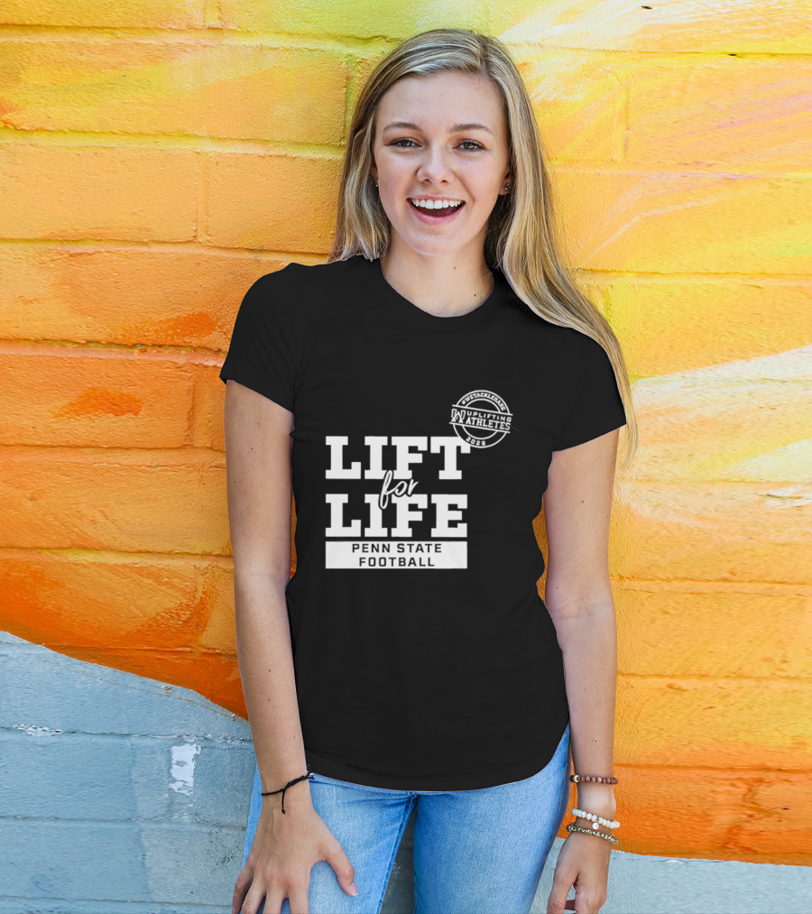 Penn State Football Lift For Life Uplifting Athletes 2026 Initiative T-Shirt