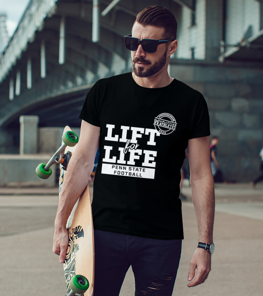 Penn State Football Lift For Life Uplifting Athletes 2026 Initiative T-Shirt