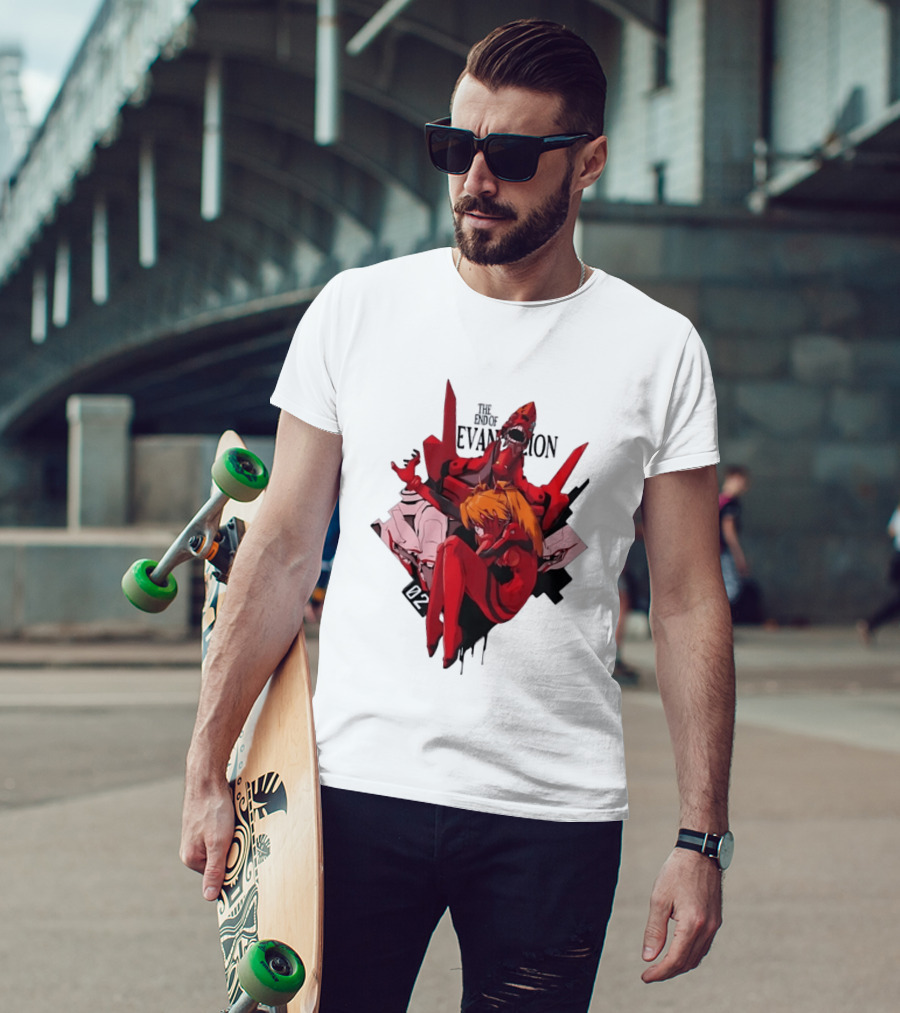 The End Of Evangelion Asuka Langley Soryu Eva Unit 02 T-Shirt