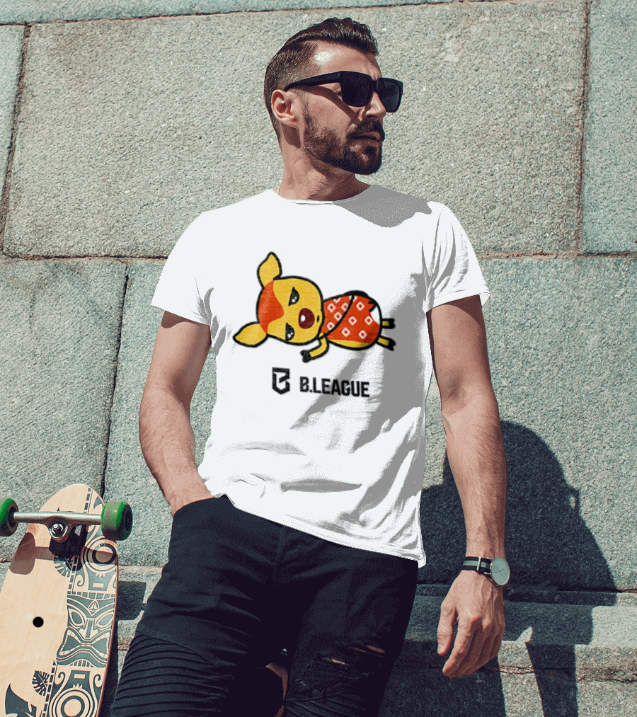 Fauna Animal Crossing Sleeping Character B.LEAGUE T-Shirt