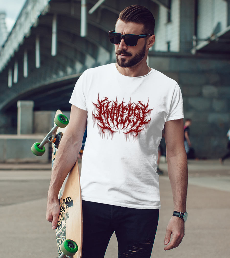 Miasma Records Analepsy Red Drip Graphic Exclusive T-Shirt