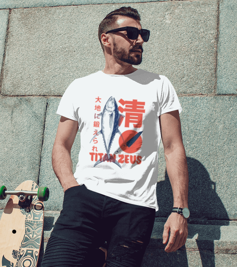 Titan Zeus Japanese Tuna Fish T-Shirt