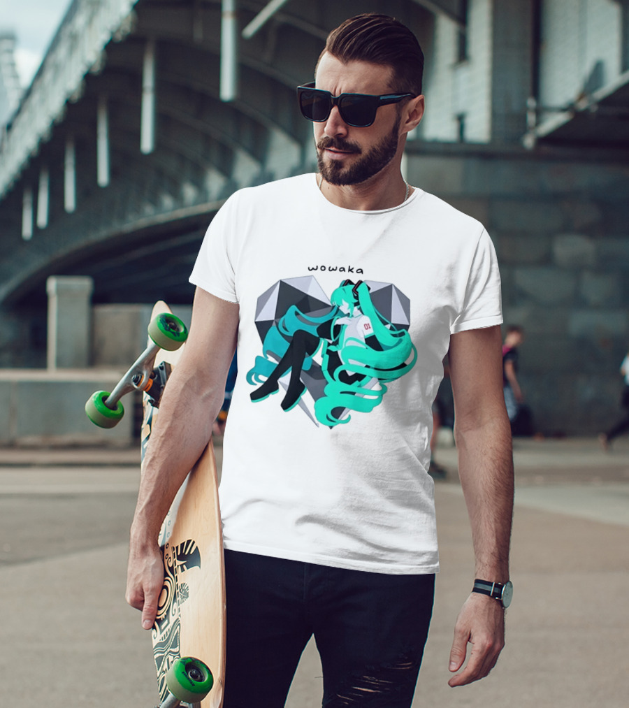Wowaka 01 Hatsune Miku Heart Vocaloid Anime T-Shirt