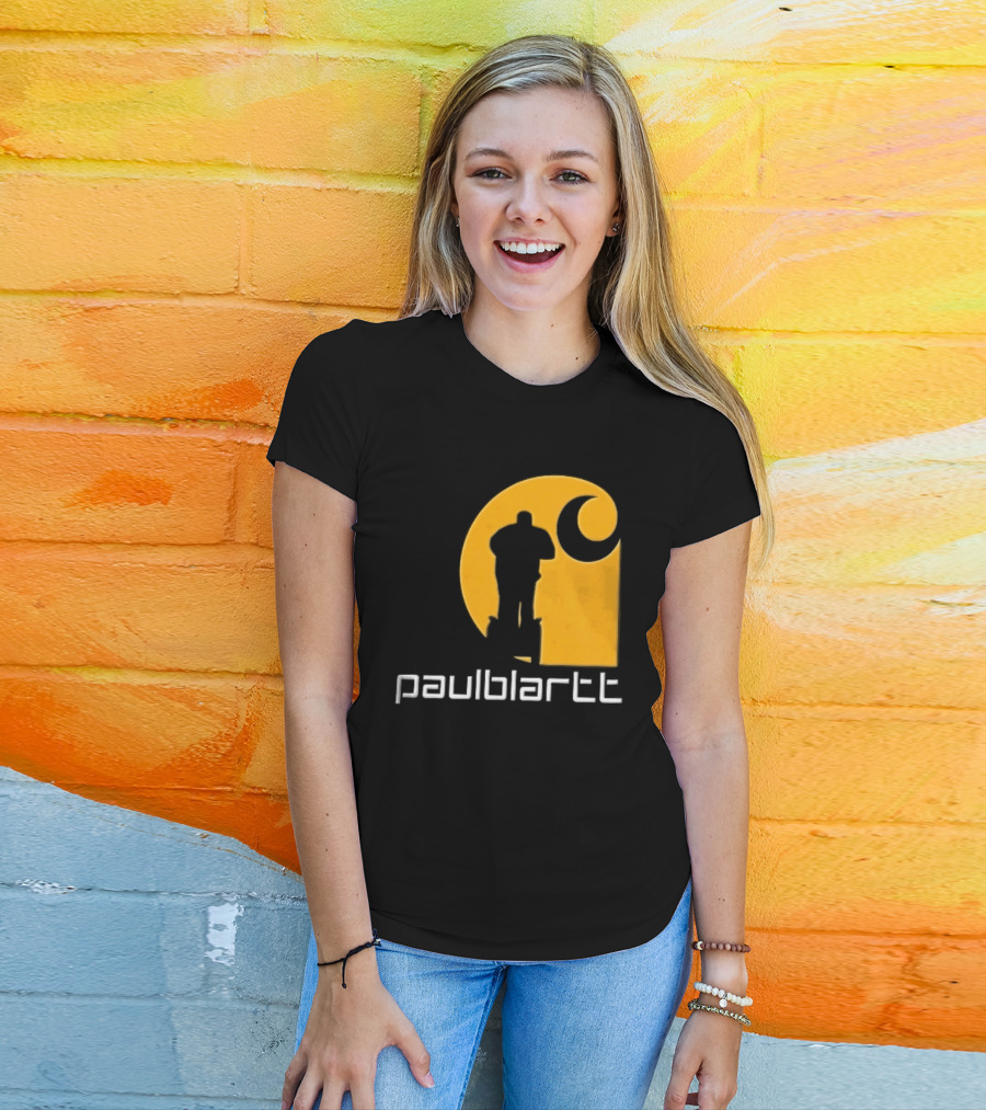 Paulblartt Security Guard Segway Yellow Swirl T-Shirt