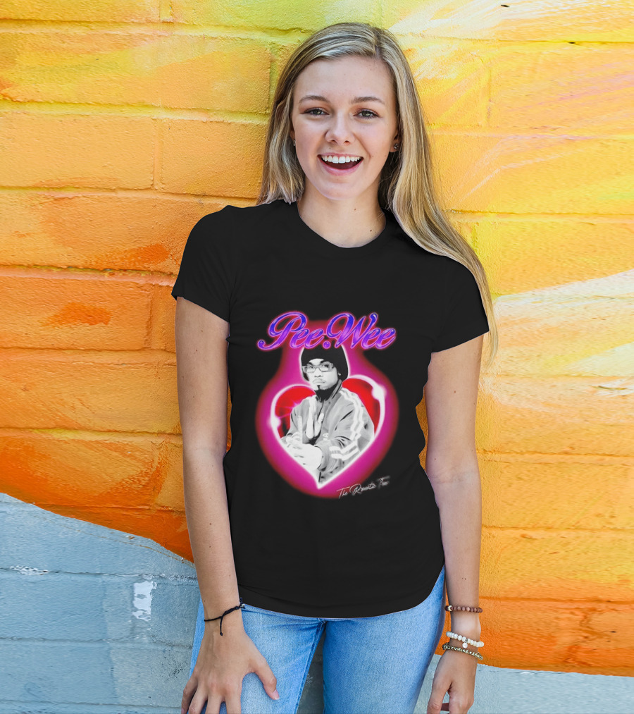 Pee Wee The Romantic Tour Heart Iconic Rap Hip Hop Artist T-Shirt