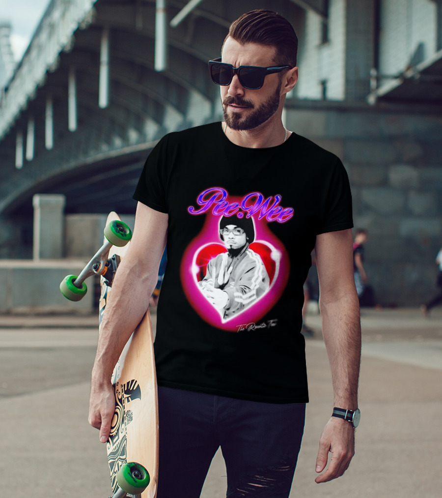 Pee Wee The Romantic Tour Heart Iconic Rap Hip Hop Artist T-Shirt