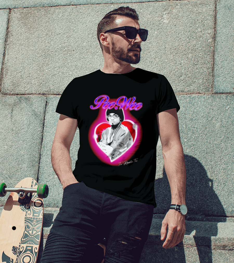 Pee Wee The Romantic Tour Heart Iconic Rap Hip Hop Artist T-Shirt