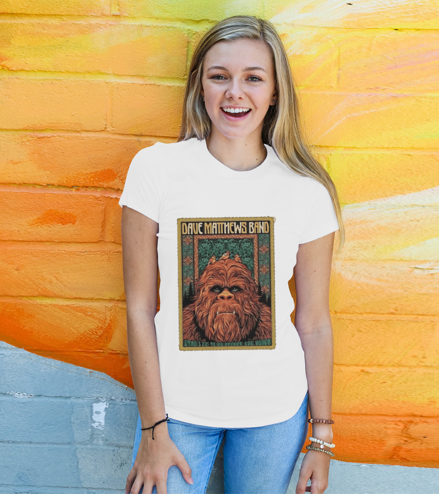 Dave Matthews Band September 5 2026 The Coca Cola Amphitheatre George WA I Go Bigfoot T-Shirt
