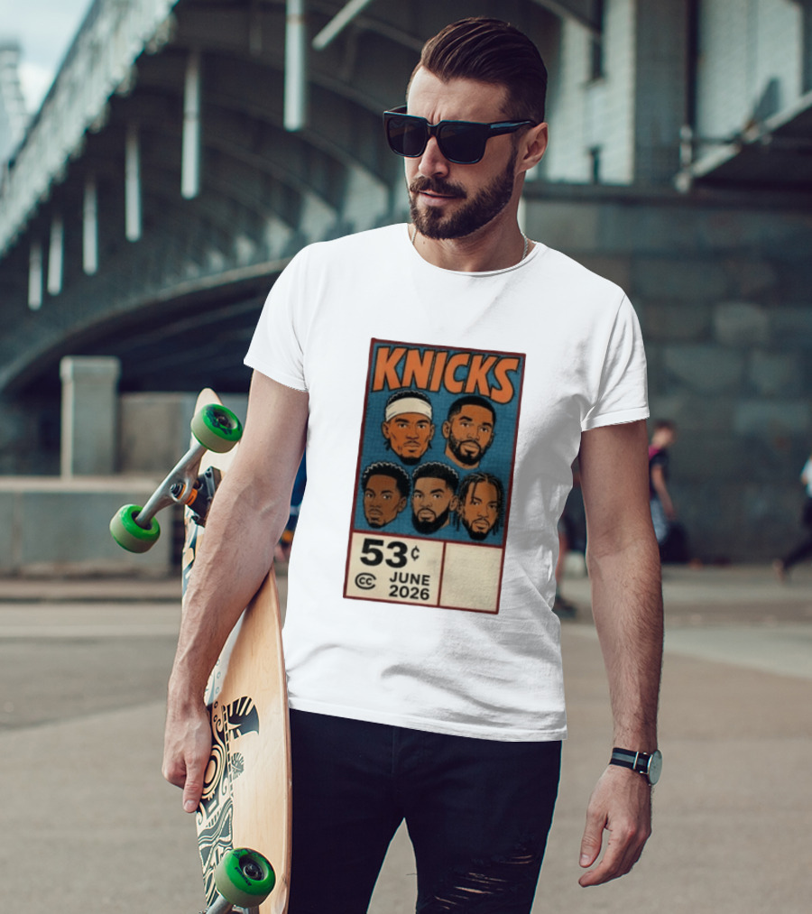 New York Knicks 53¢ Starting 5 June 2026 NBA T-Shirt