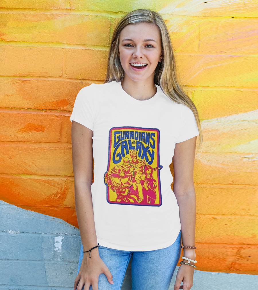 Guardians Of The Galaxy Star Lord Groot Rocket Drax Gamora Marvel T-Shirt