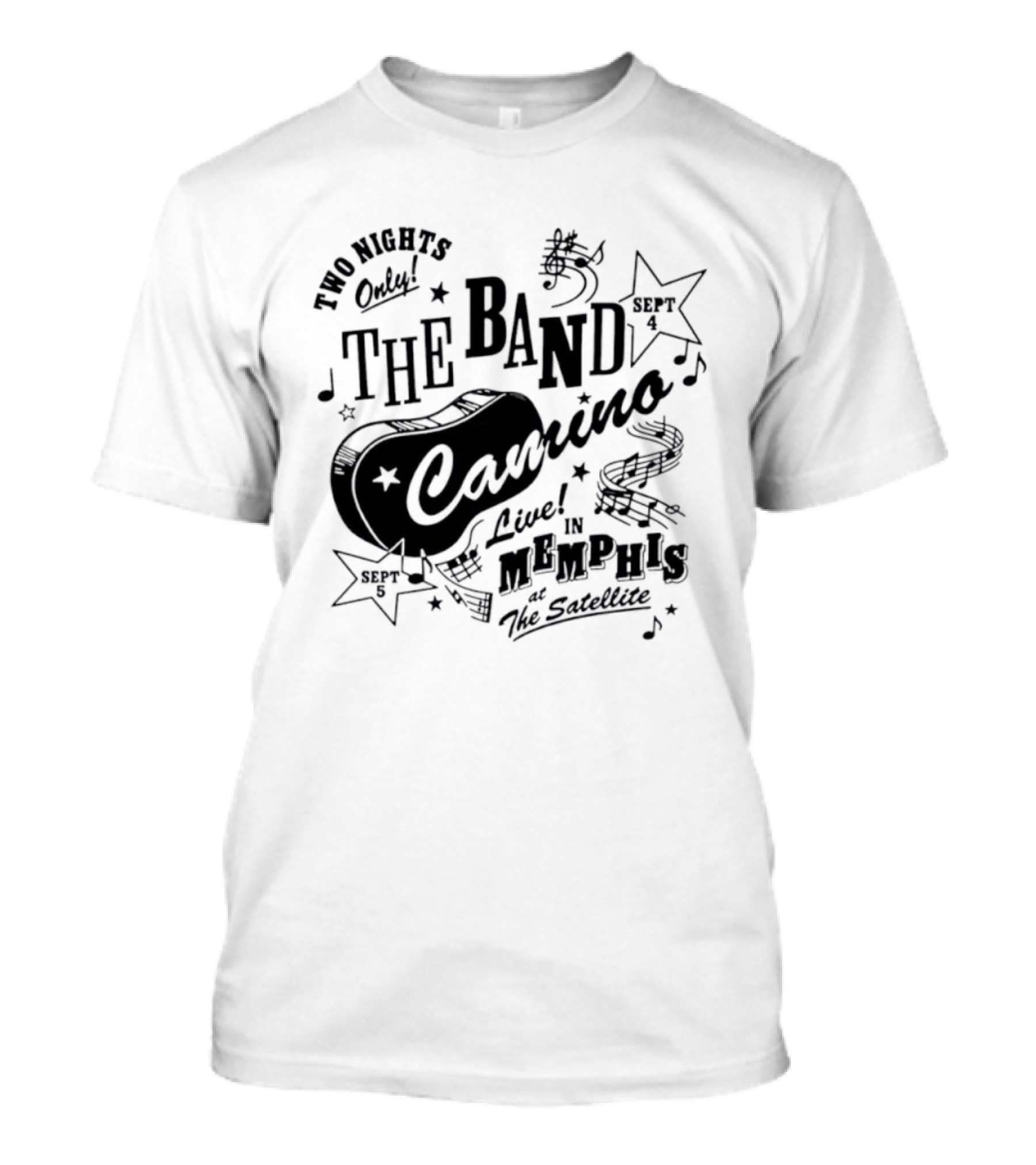 The Band Camino Live In Memphis Two Nights Only T-Shirt