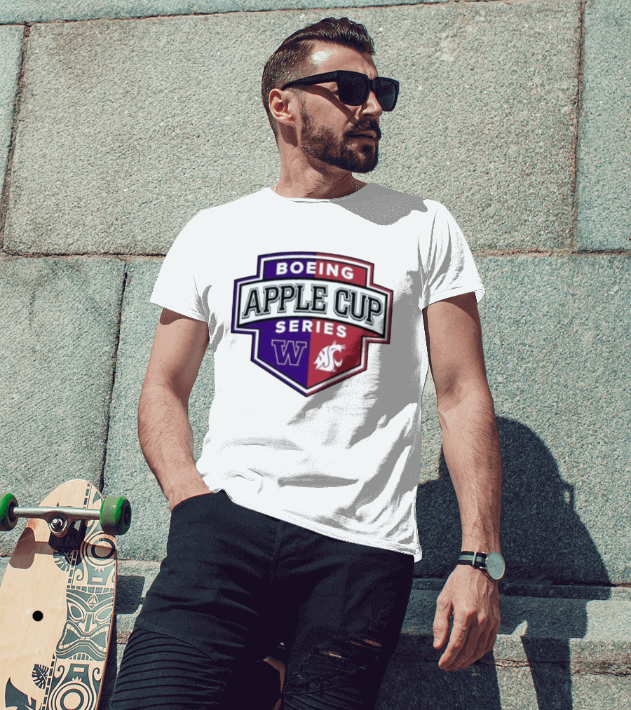Boeing Apple Cup Series Washington Huskies W Vs Washington State Cougars T-Shirt