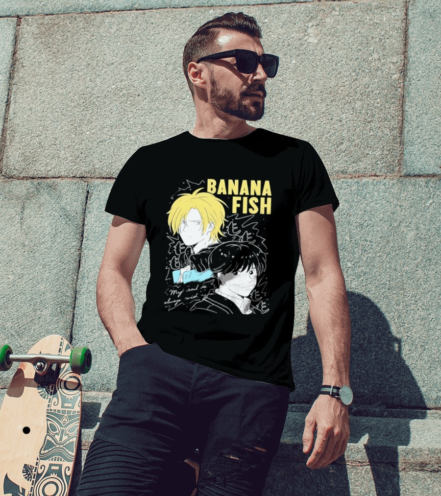 Banana Fish Ash And Eiji My Soul Is Always With You Anime Duo T-Shirt