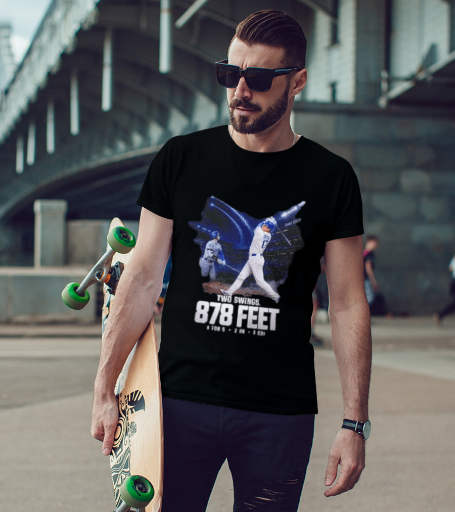 Shohei Ohtani The Shohei Show Two Swings 878 Feet LA Dodgers T-Shirt