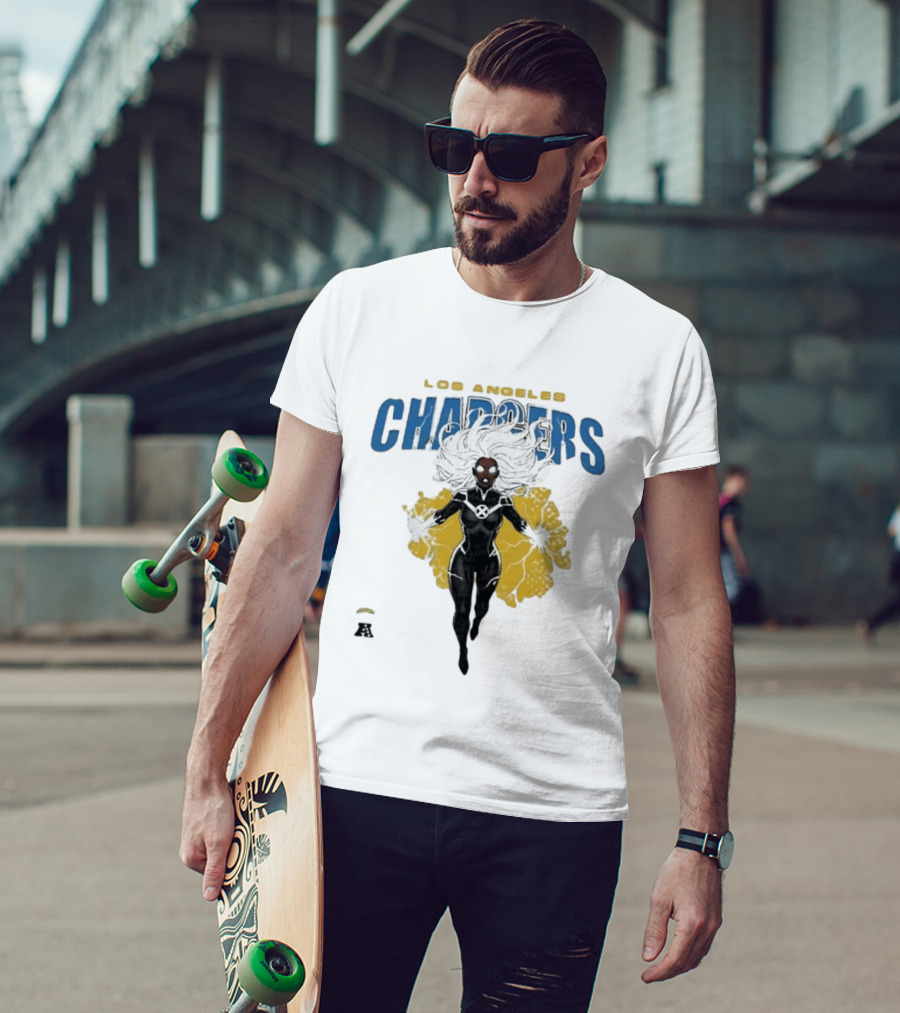 Los Angeles Chargers Storm X Men Marvel T-Shirt