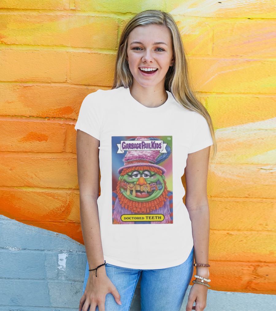 Garbage Pail Kids Doctored Teeth Muppets Mashup T-Shirt