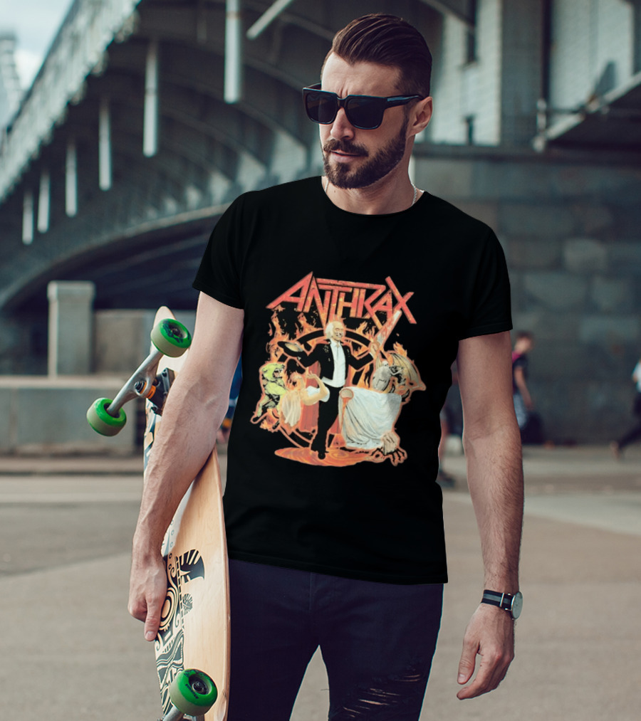 Anthrax North America 2026 Tour Cursum Perficio Fiery Album T-Shirt