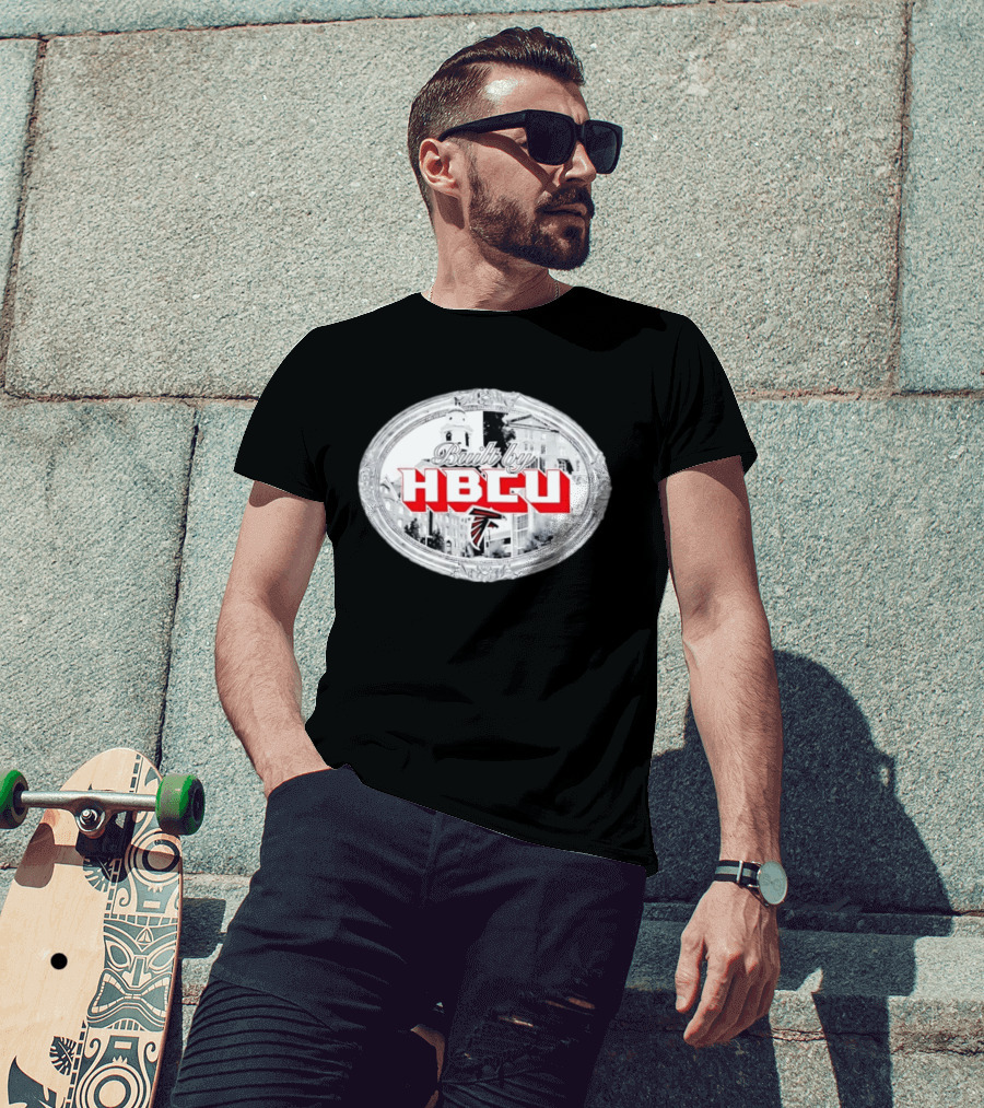 Atlanta Falcons Built By HBCU Historic Black Colleges Football Heritage T-Shirt