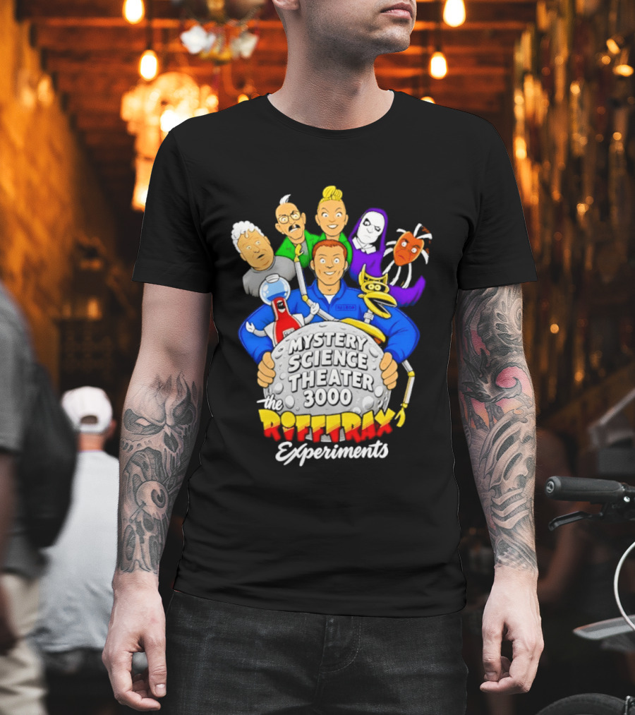Mystery Science Theater 3000 RiffTrax Experiments With Iconic Robots And Characters T-Shirt