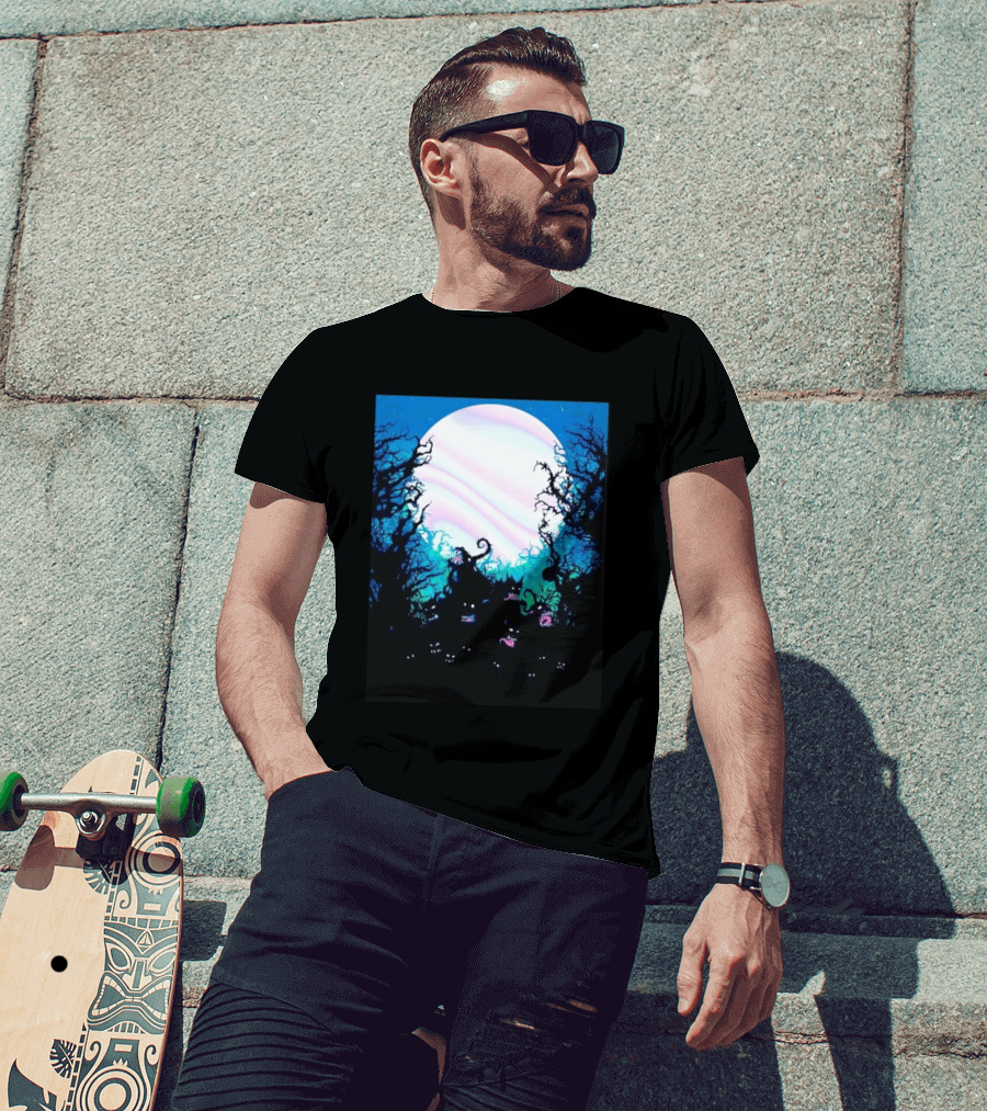 Gallows Orchestra Of Wolves Collection Full Moon Enchanted Forest Creatures T-Shirt