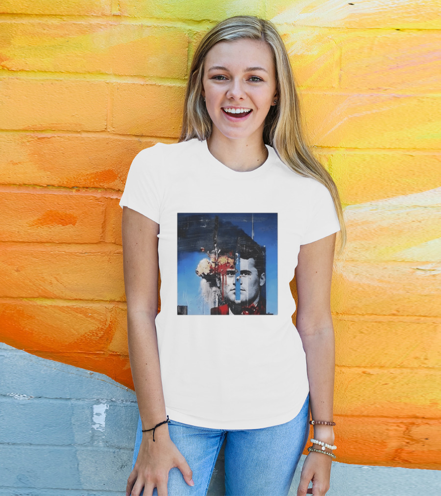 Charlie Kirk September 11 Twin Towers Collage T-Shirt