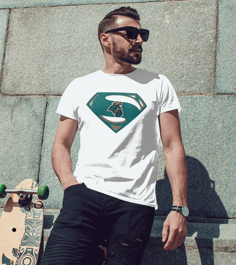 Coastal Carolina Chanticleers Superman T-Shirt