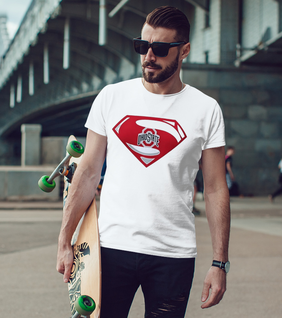 Ohio State Buckeyes Superman NCAA College Football T-Shirt
