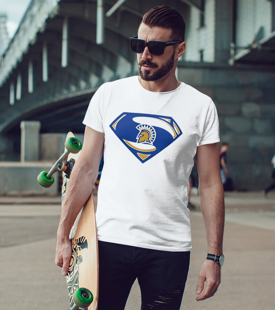 San Jose State Spartans Superman NCAA T-Shirt