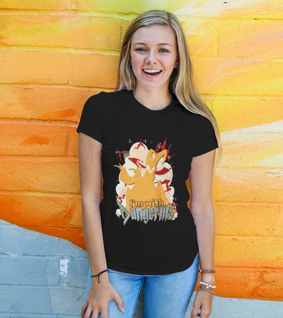 Adam Exorcist Hazbin Hotel I'm With Dangerous T-Shirt