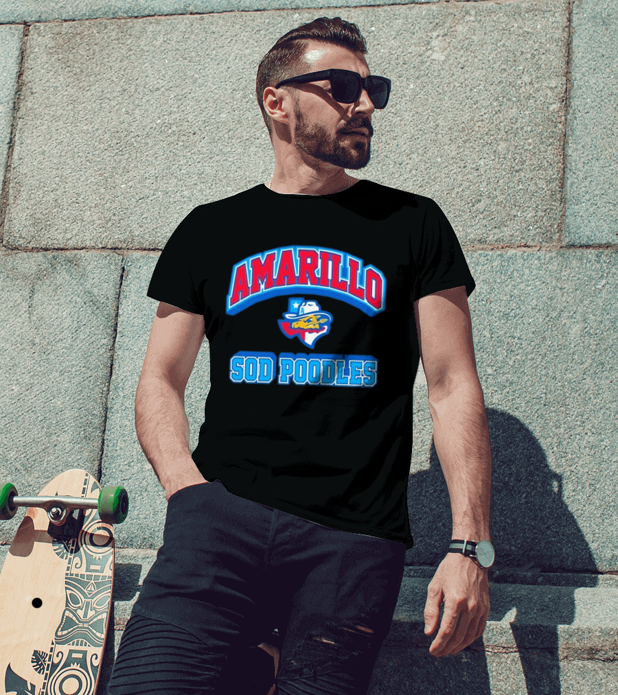 Amarillo Sod Poodles Texas Baseball Team T-Shirt