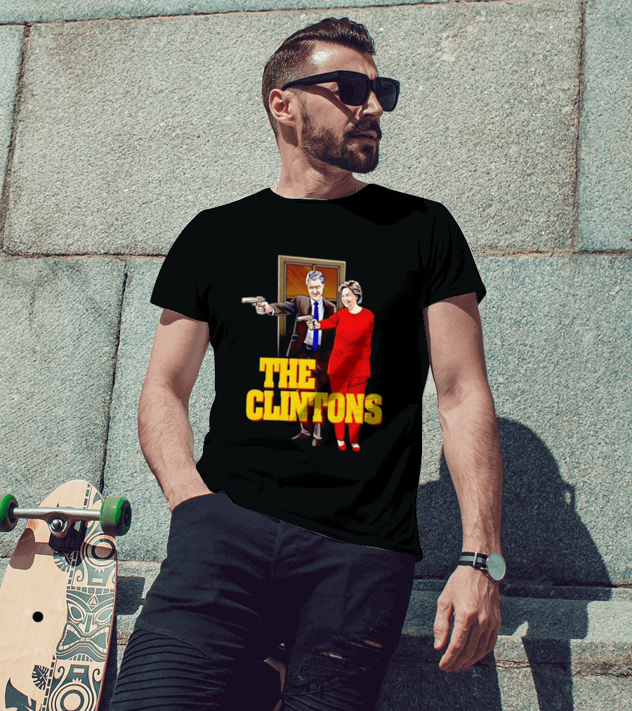 The Clintons Bill And Hillary With Guns T-Shirt