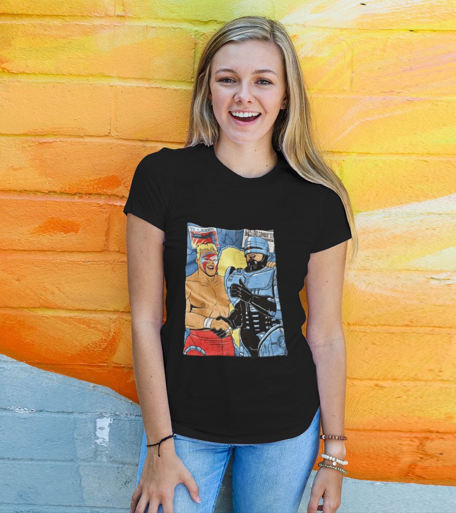 Ultimate Warrior TJ Lazer Robocop Capital Combat 90 T-Shirt