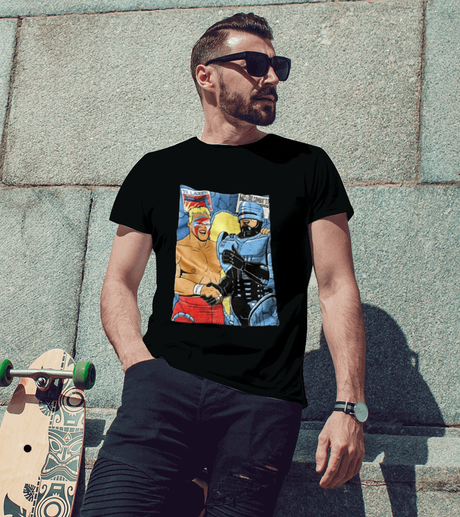 Ultimate Warrior TJ Lazer Robocop Capital Combat 90 T-Shirt