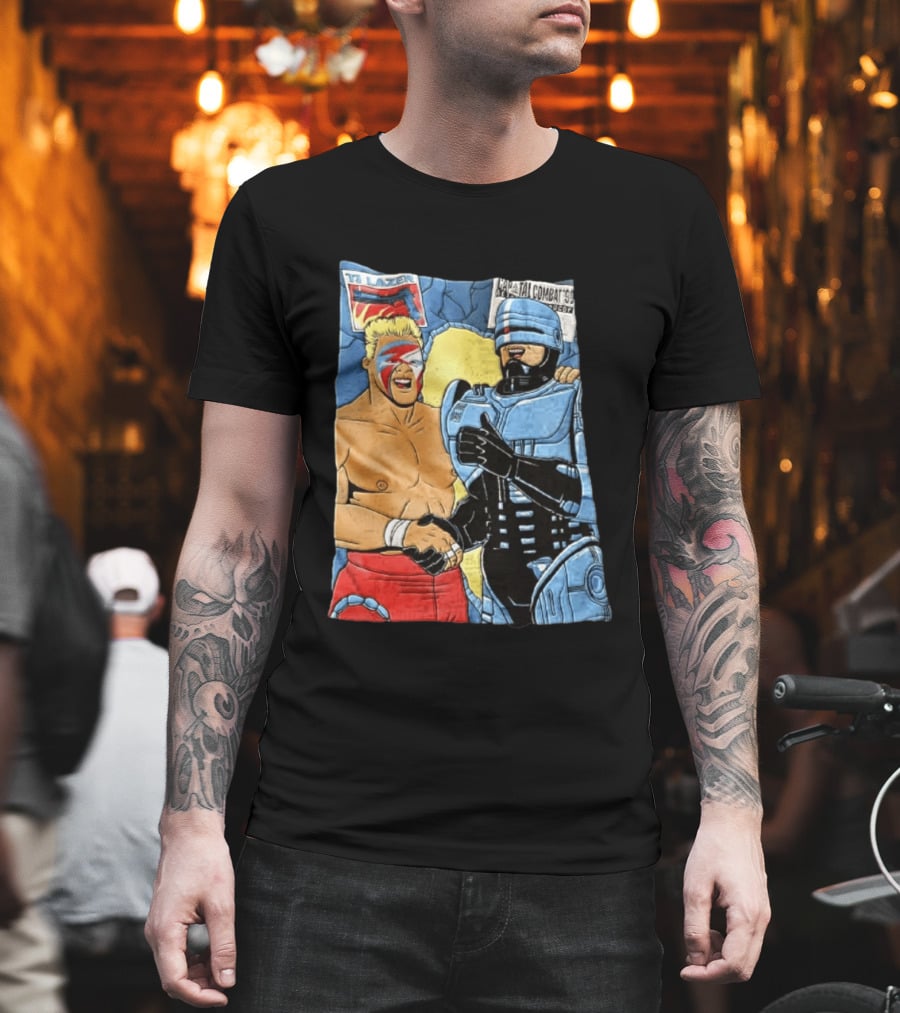 Ultimate Warrior TJ Lazer Robocop Capital Combat 90 T-Shirt
