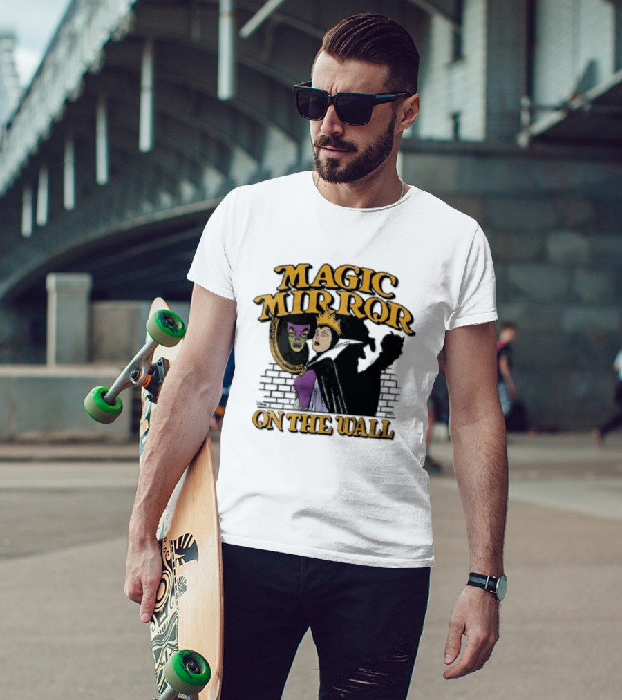 Magic Mirror On The Wall Evil Queen Old Hag Shadow T-Shirt