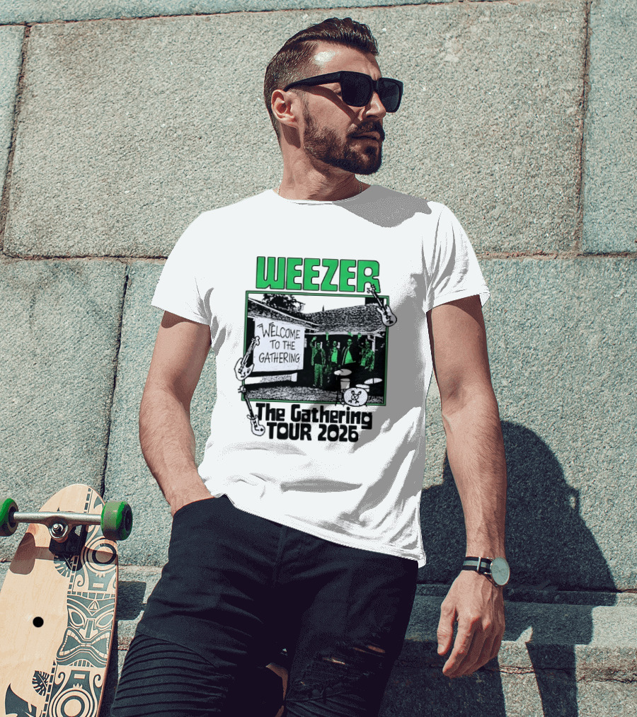 Weezer Welcome To The Gathering Tour 2026 T-Shirt