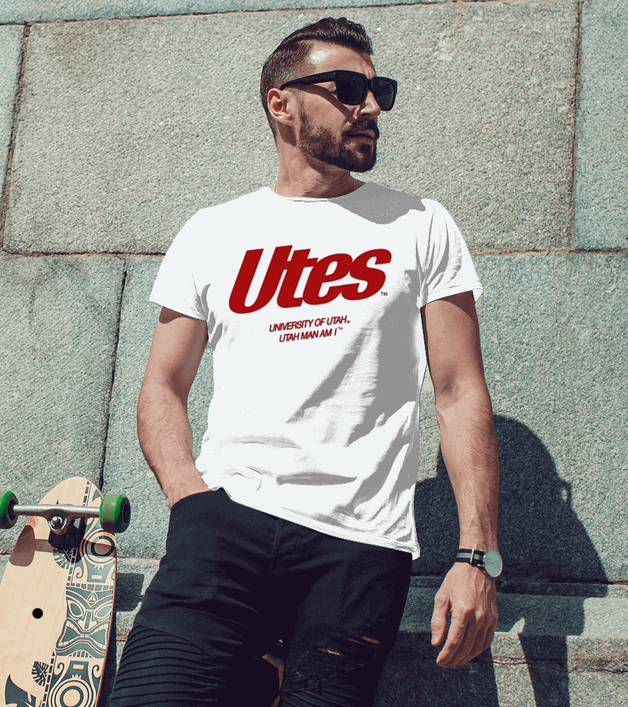 Utes University Of Utah Utah Man Am I NCAA T-Shirt