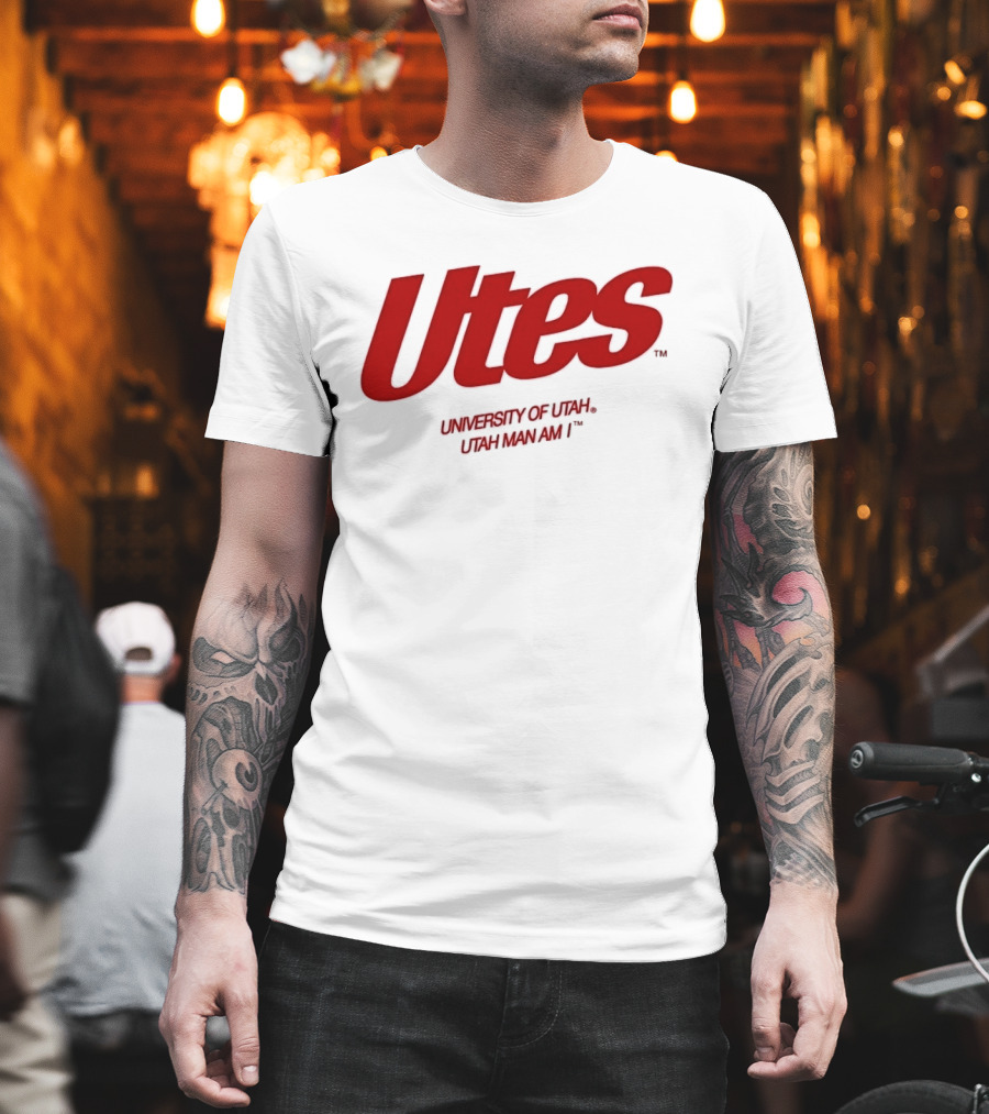 Utes University Of Utah Utah Man Am I NCAA T-Shirt